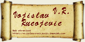 Vojislav Rucojević vizit kartica